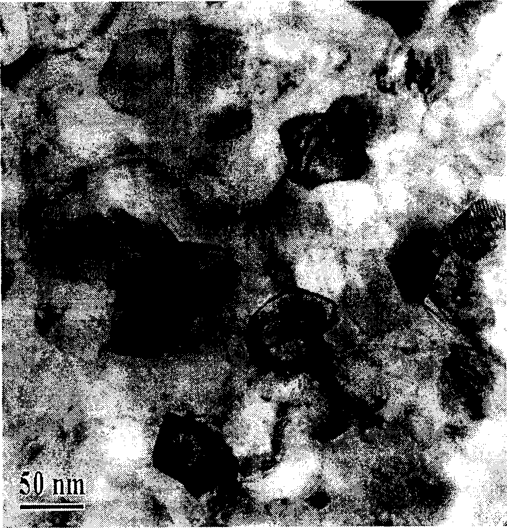 Method for reaction plasma spraying nano crystal titanium nitride coating