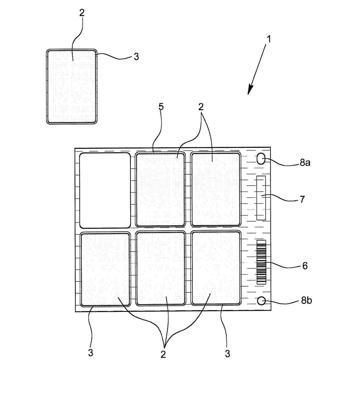 Carrier sheet for a plurality of information (MEDIA) carriers