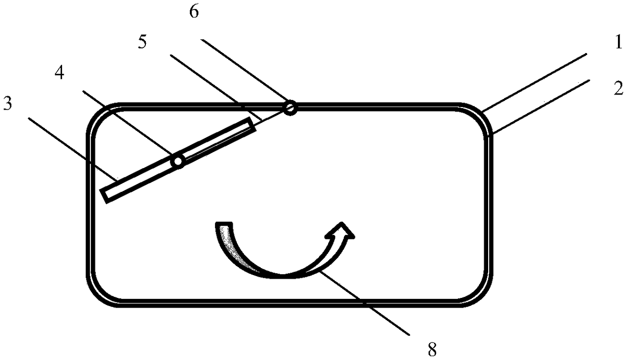 Expandable electric control rear-view mirror windscreen wiper and control system thereof