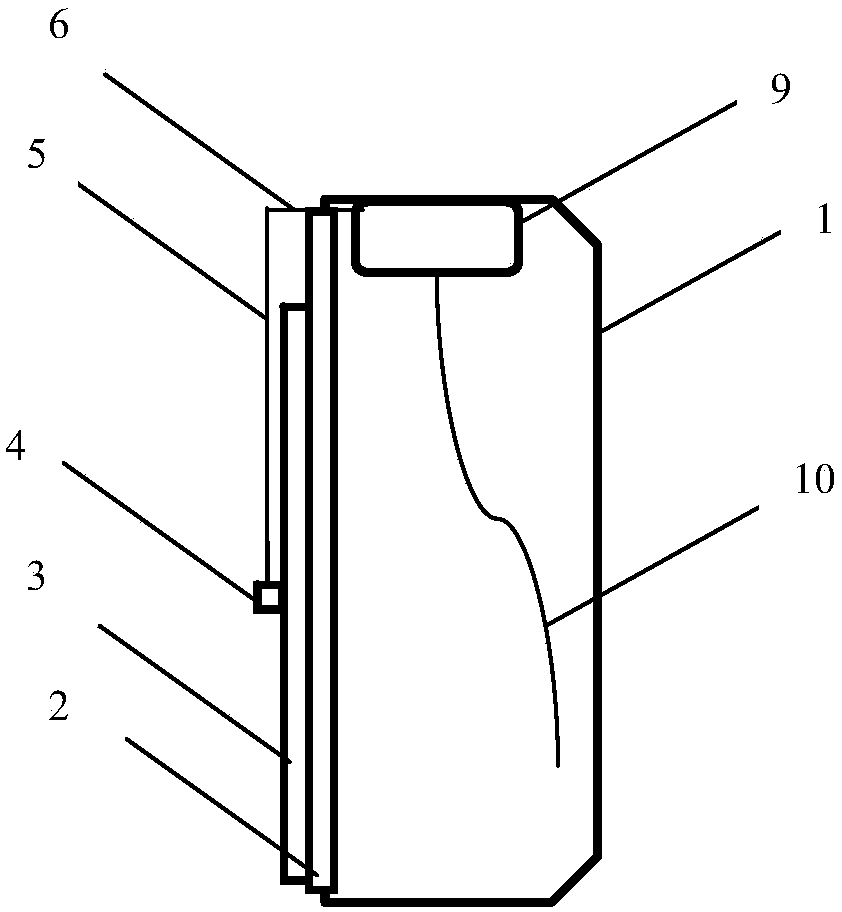 Expandable electric control rear-view mirror windscreen wiper and control system thereof