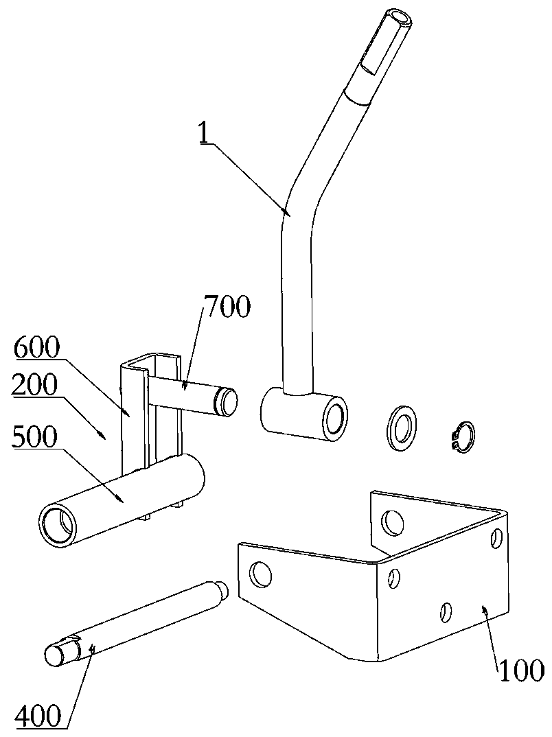 A position-adjustable handle rod and steering handle of agricultural machinery