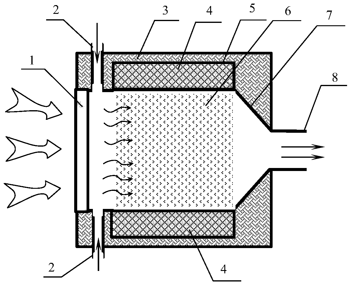 Solar high-temperature reactor integrating phase-change storage energy and chemical storage energy