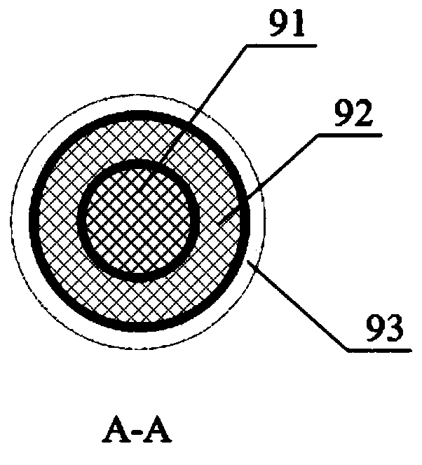 Solar high-temperature reactor integrating phase-change storage energy and chemical storage energy