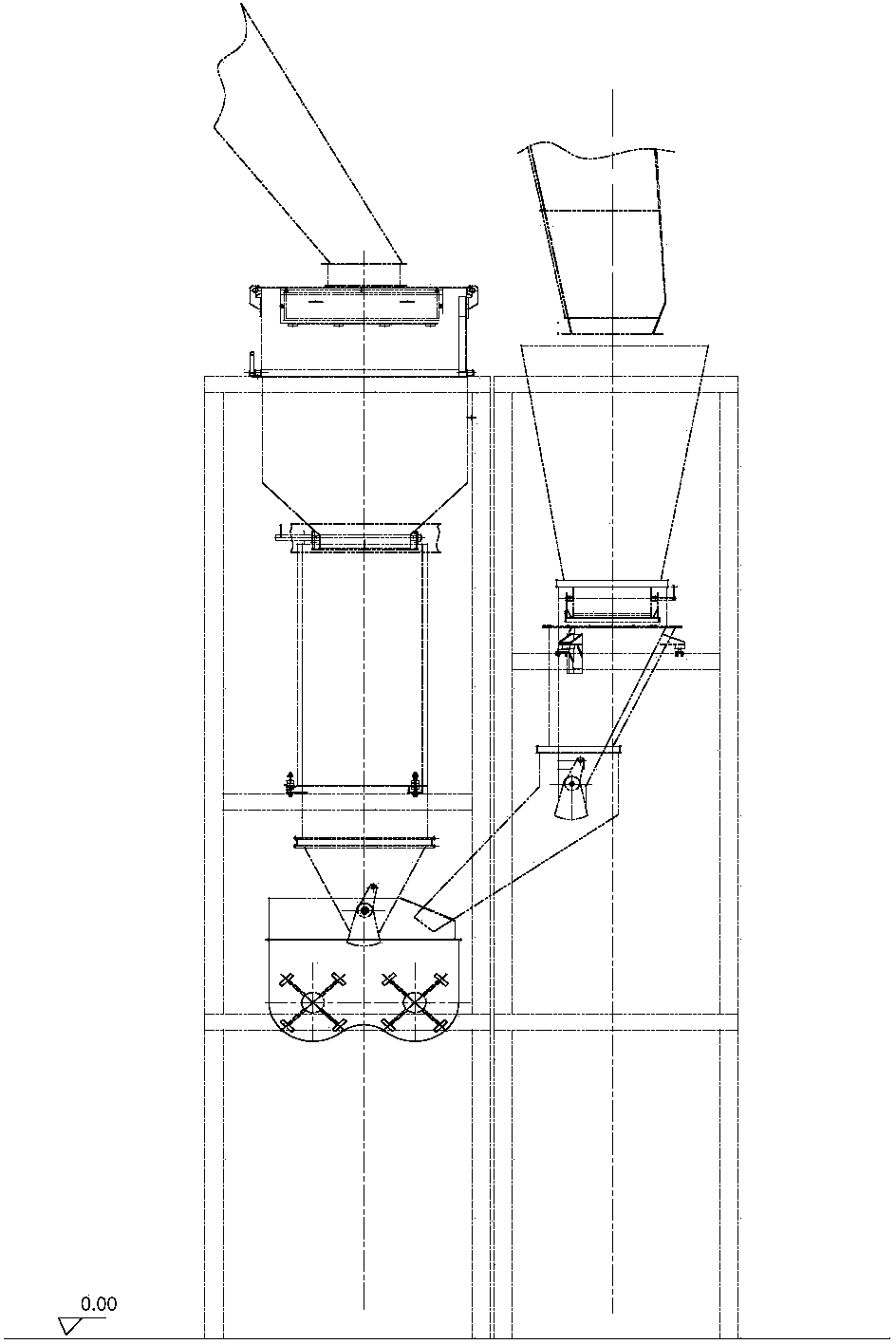 Forced intermittent special mixing apparatus for asphalt mixture regeneration