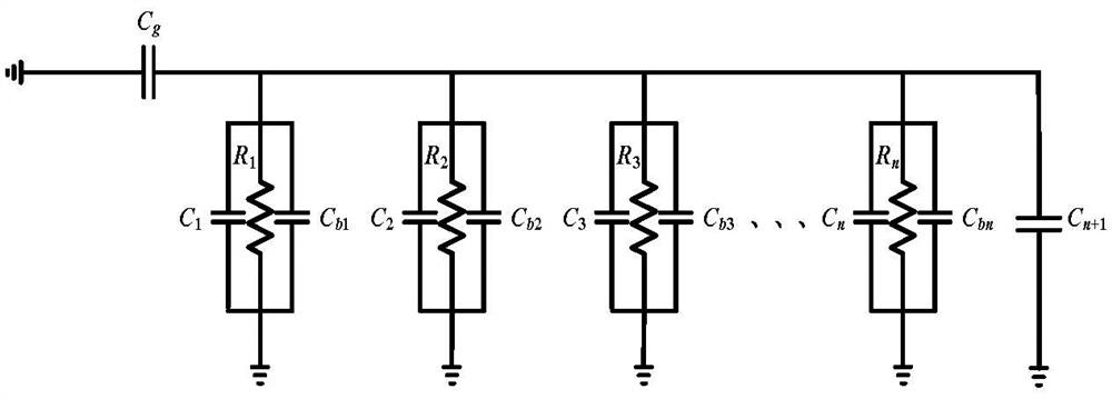 GIS bus residual voltage measuring device and calculation method based on electric field