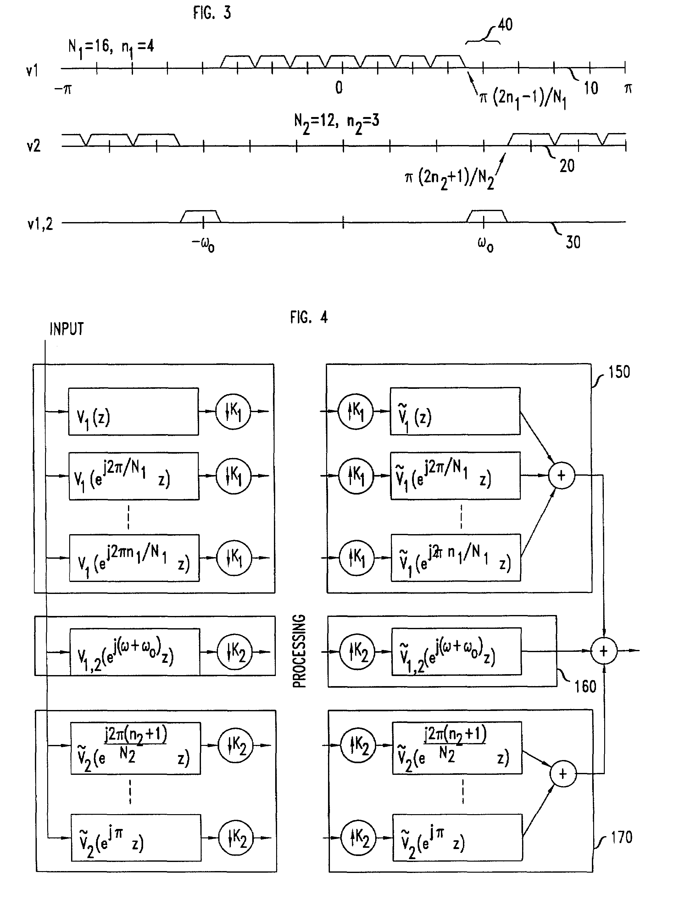 Nonuniform oversampled filter banks for audio signal processing