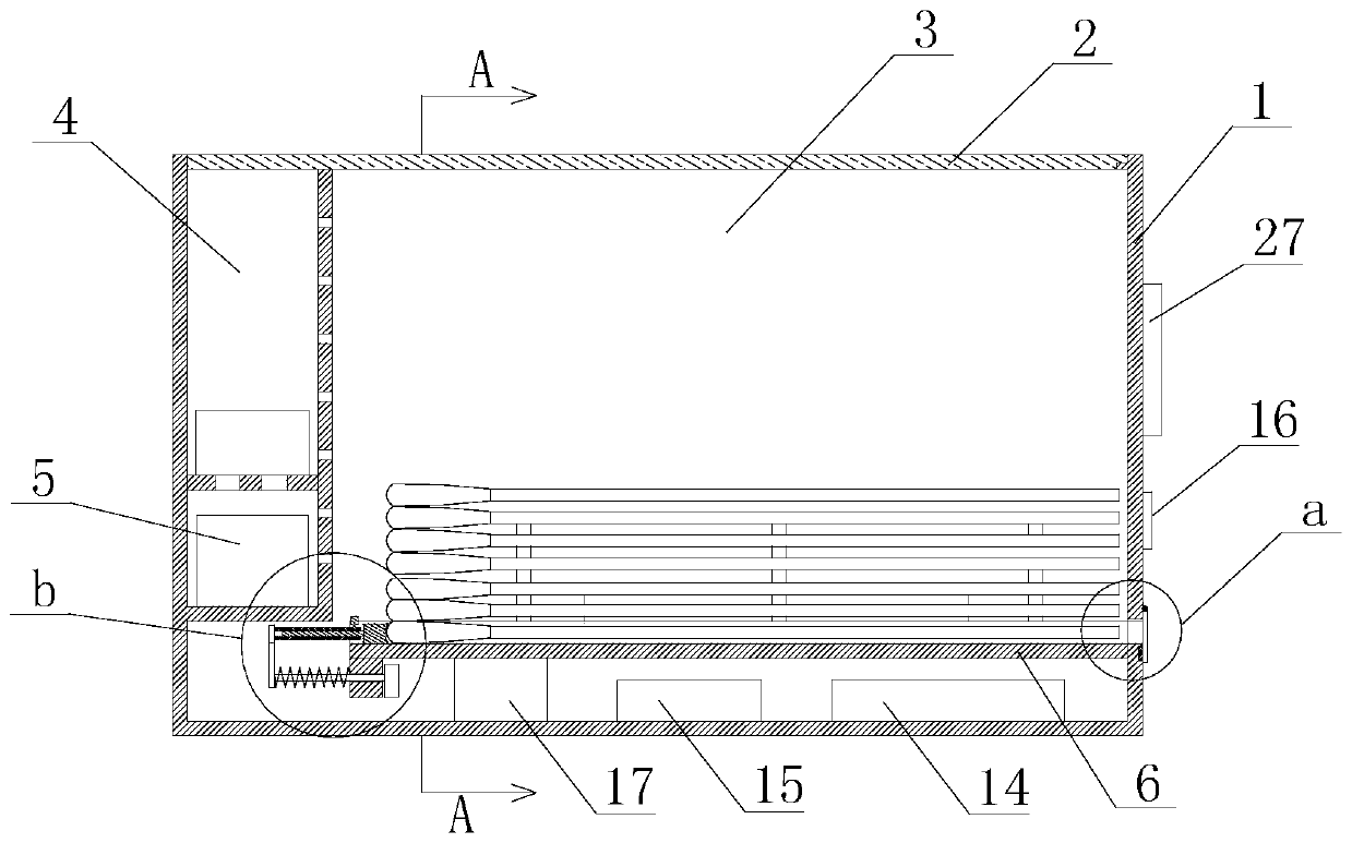 Novel automatic cotton swab box