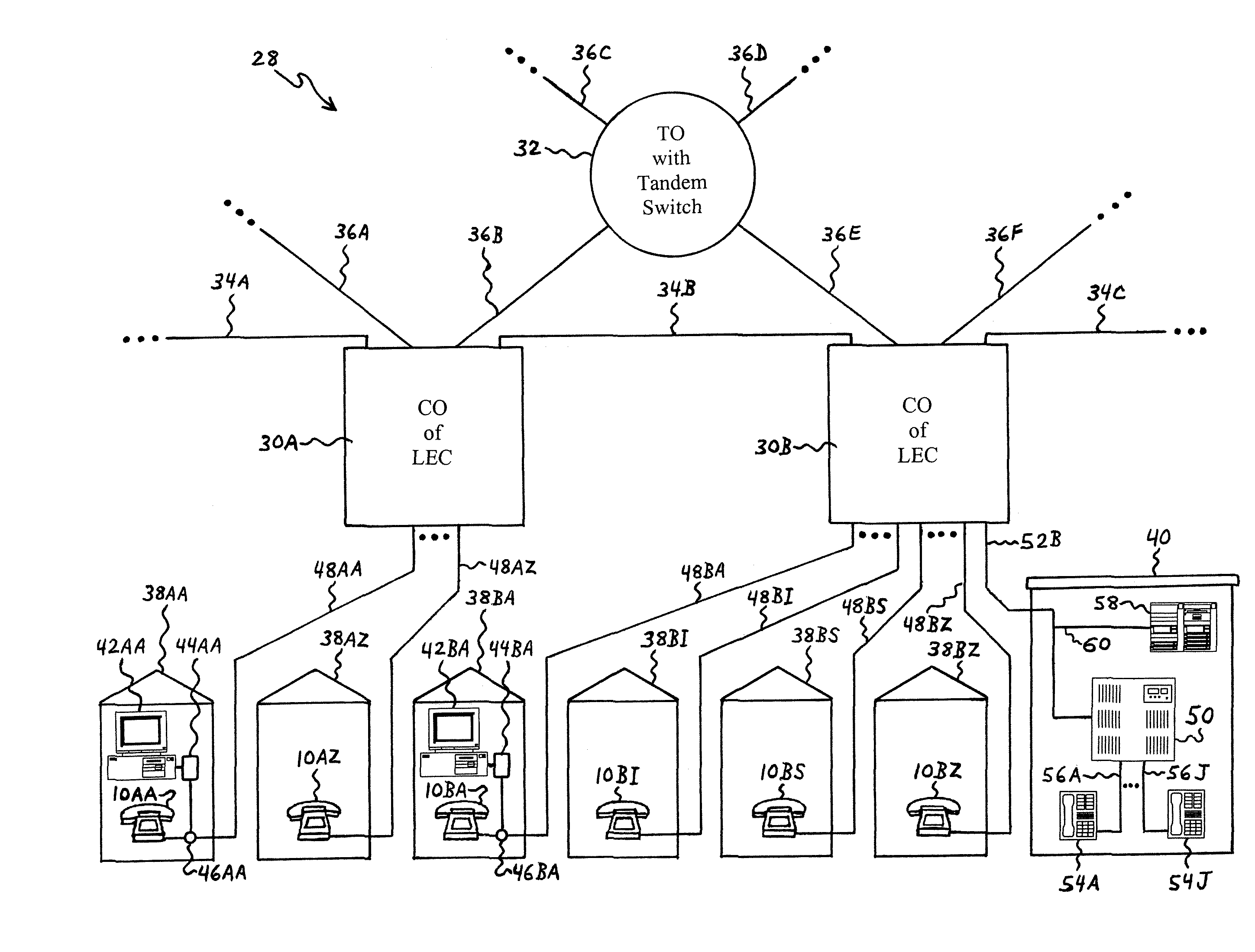 Method and system for communicating information to a caller on a telephone network by superimposing an audible information message over a dial tone