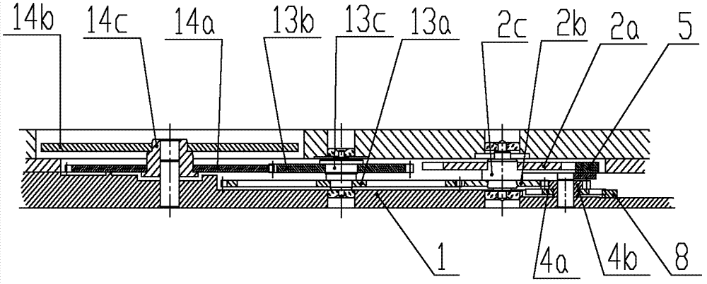 Double-direction rapid-setting moon phase mechanism of mechanical watch