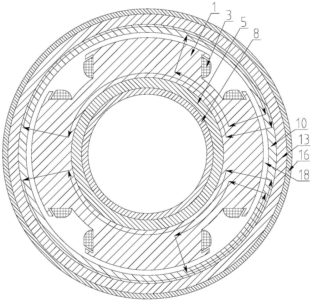 A Double Permanent Magnet Outer Rotor Permanent Magnet Bias Spherical Radial Magnetic Bearing