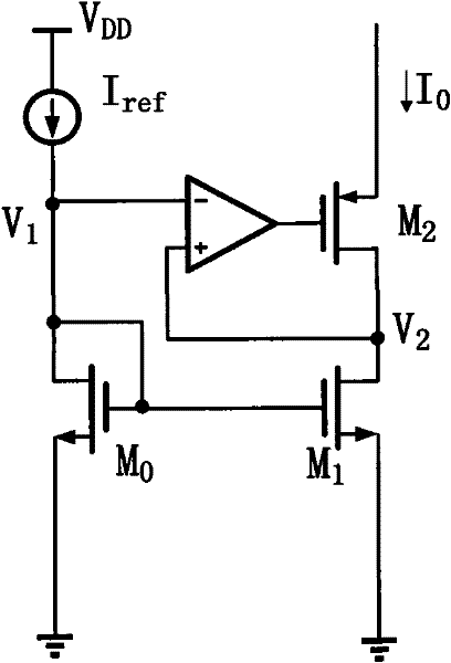 Self-adaptive current mirror