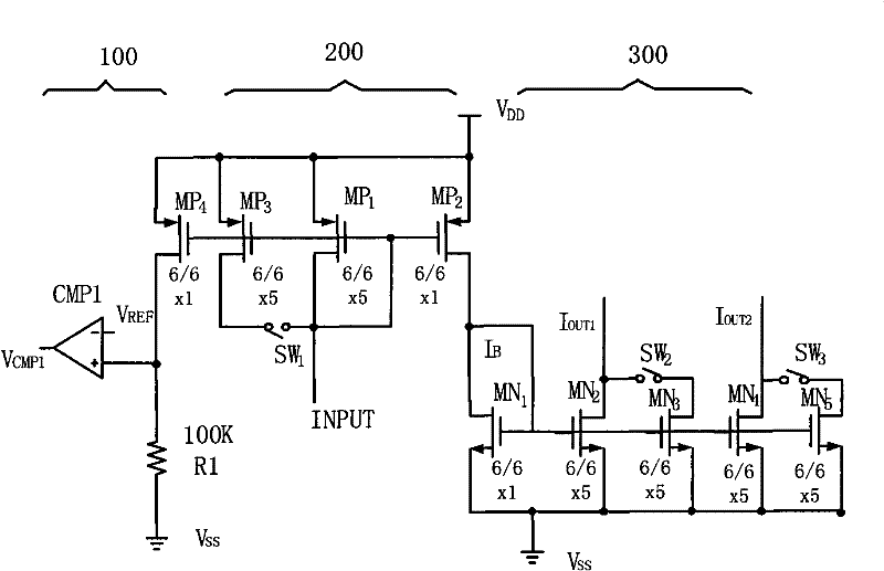 Self-adaptive current mirror