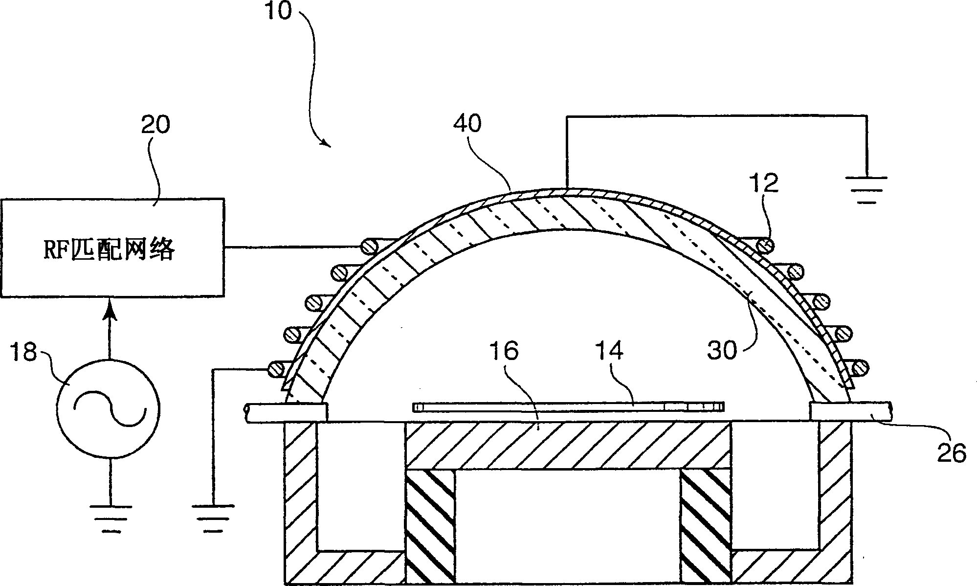 Variable efficiency faraday shield