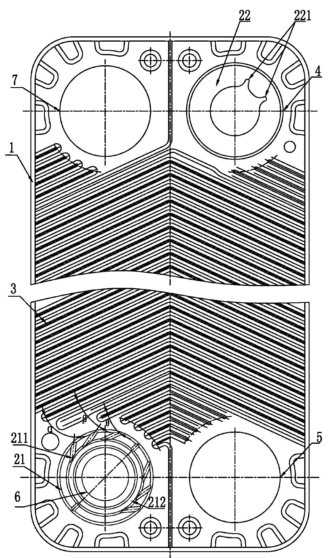 Plate heat exchanger and fluid distributers and plates thereof