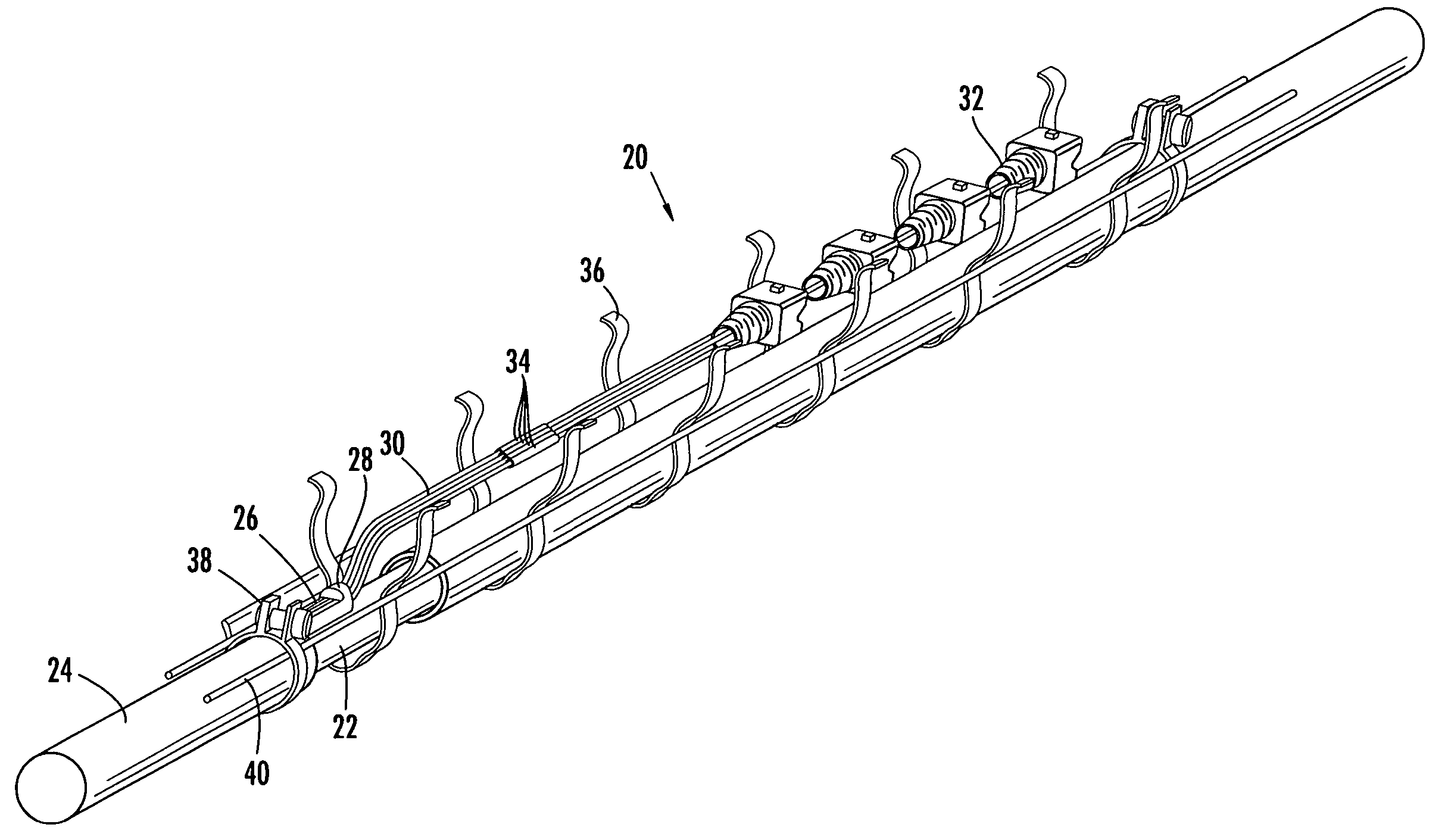 Pre-connectorized fiber optic distribution cable