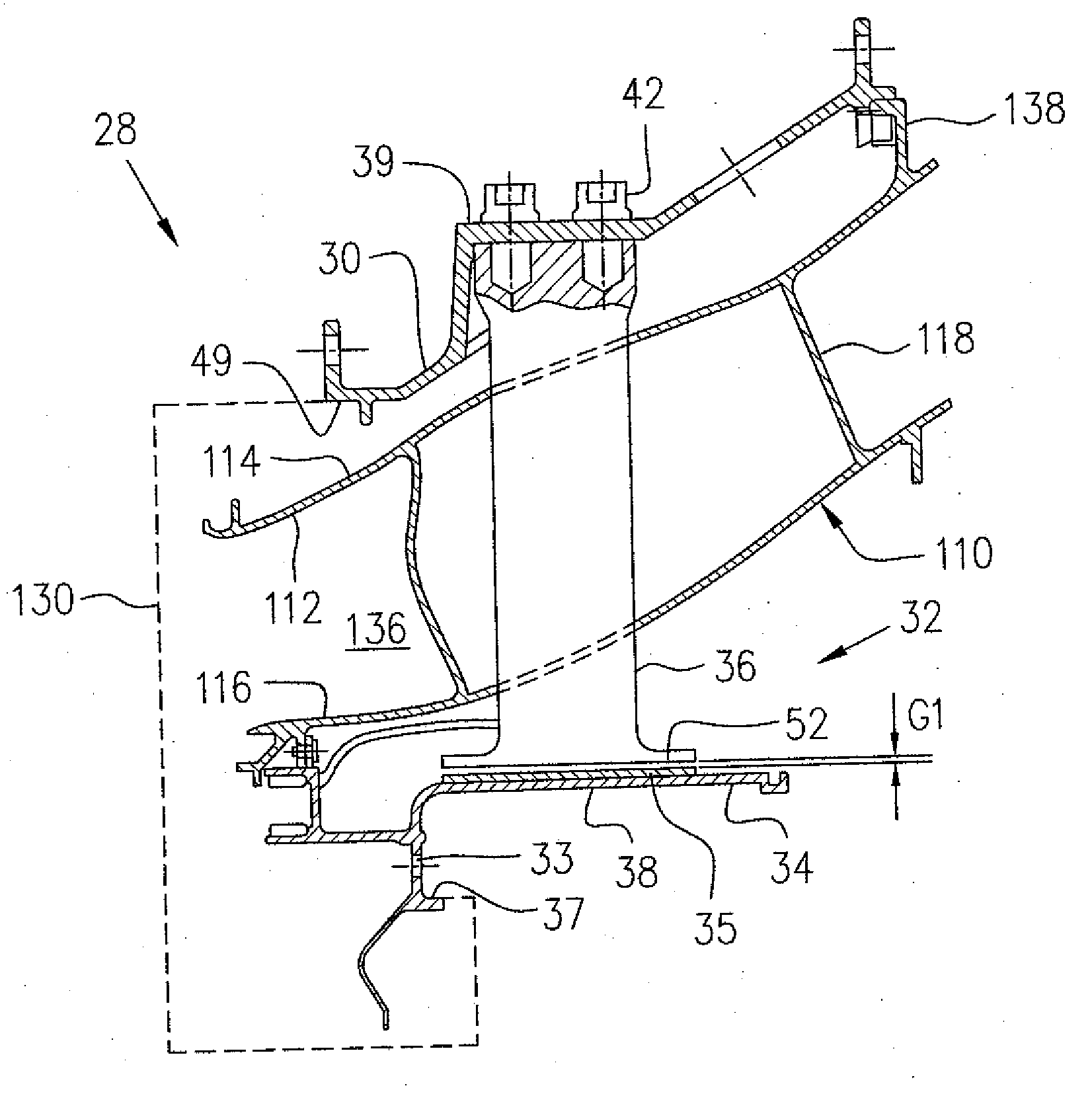 Method for centering engine structures