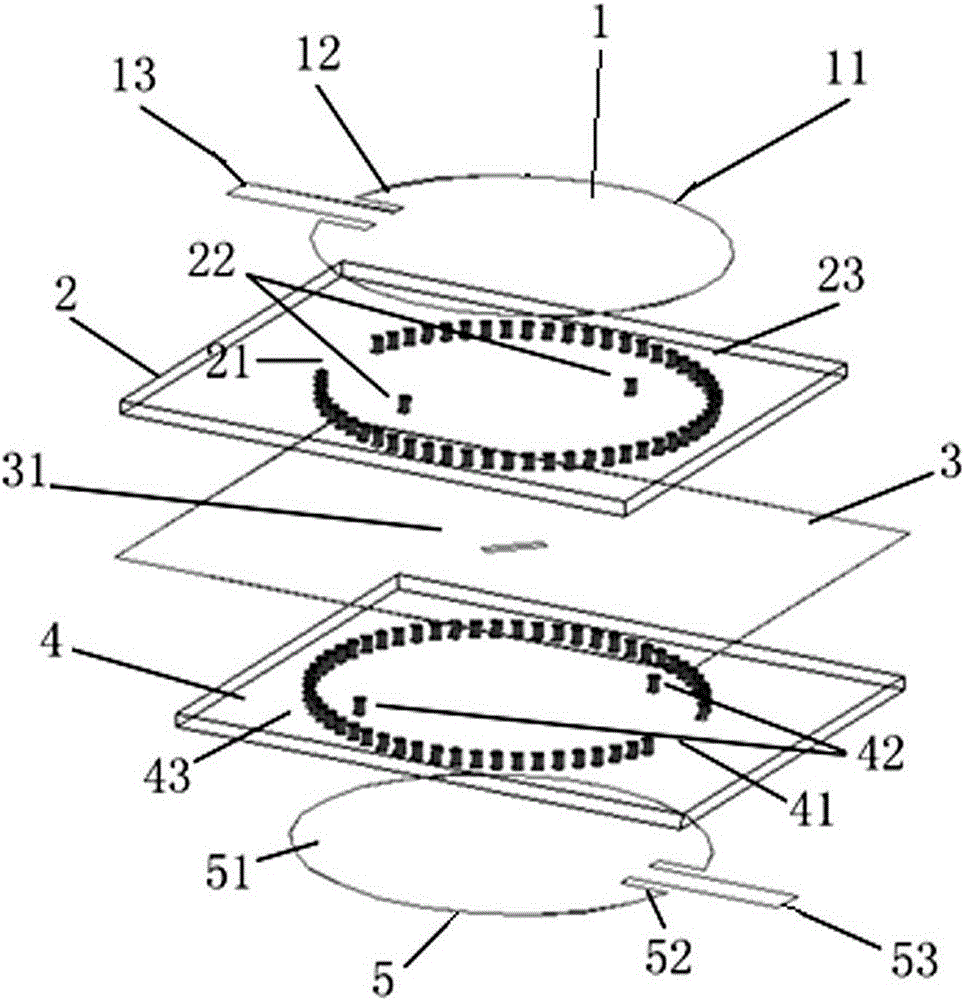 Multilayer substrate integration waveguide filter with high out-of-band rejection