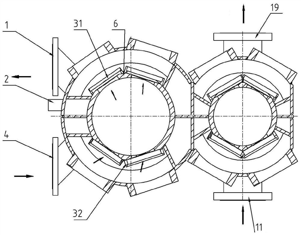 Stainless steel double-row cylinder body welding structure