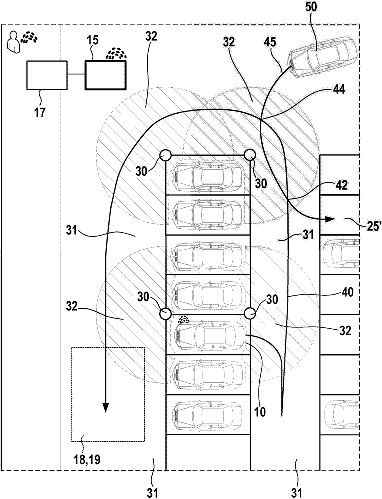 Valet parking method and valet parking system