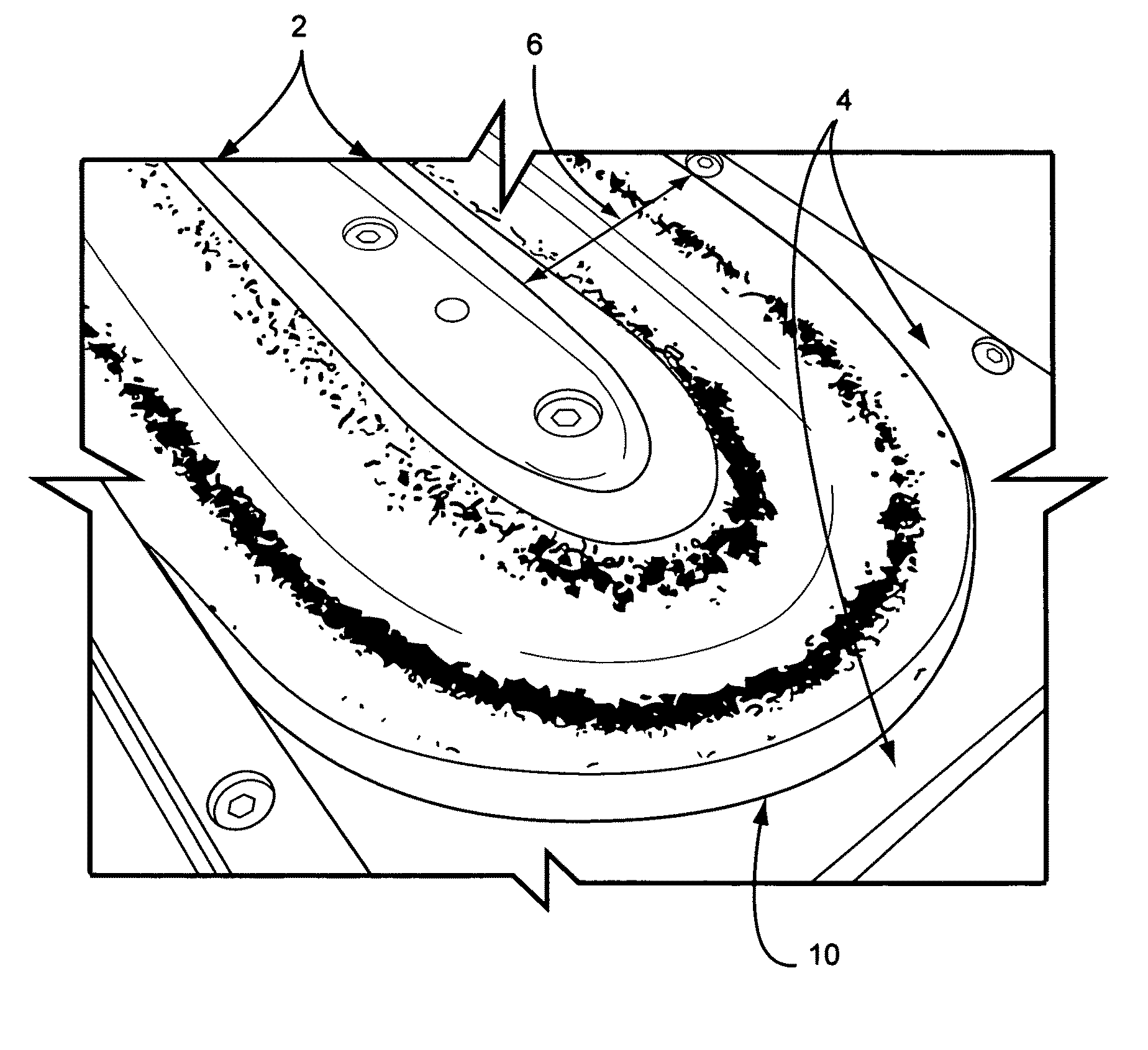 Apparatus and method for sputtering target debris reduction