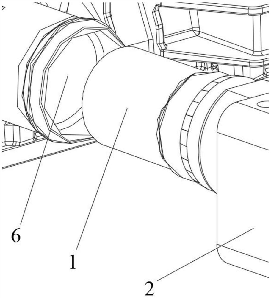 Pipe orifice whole-orifice mold of automobile heat exchange system and mold release method thereof