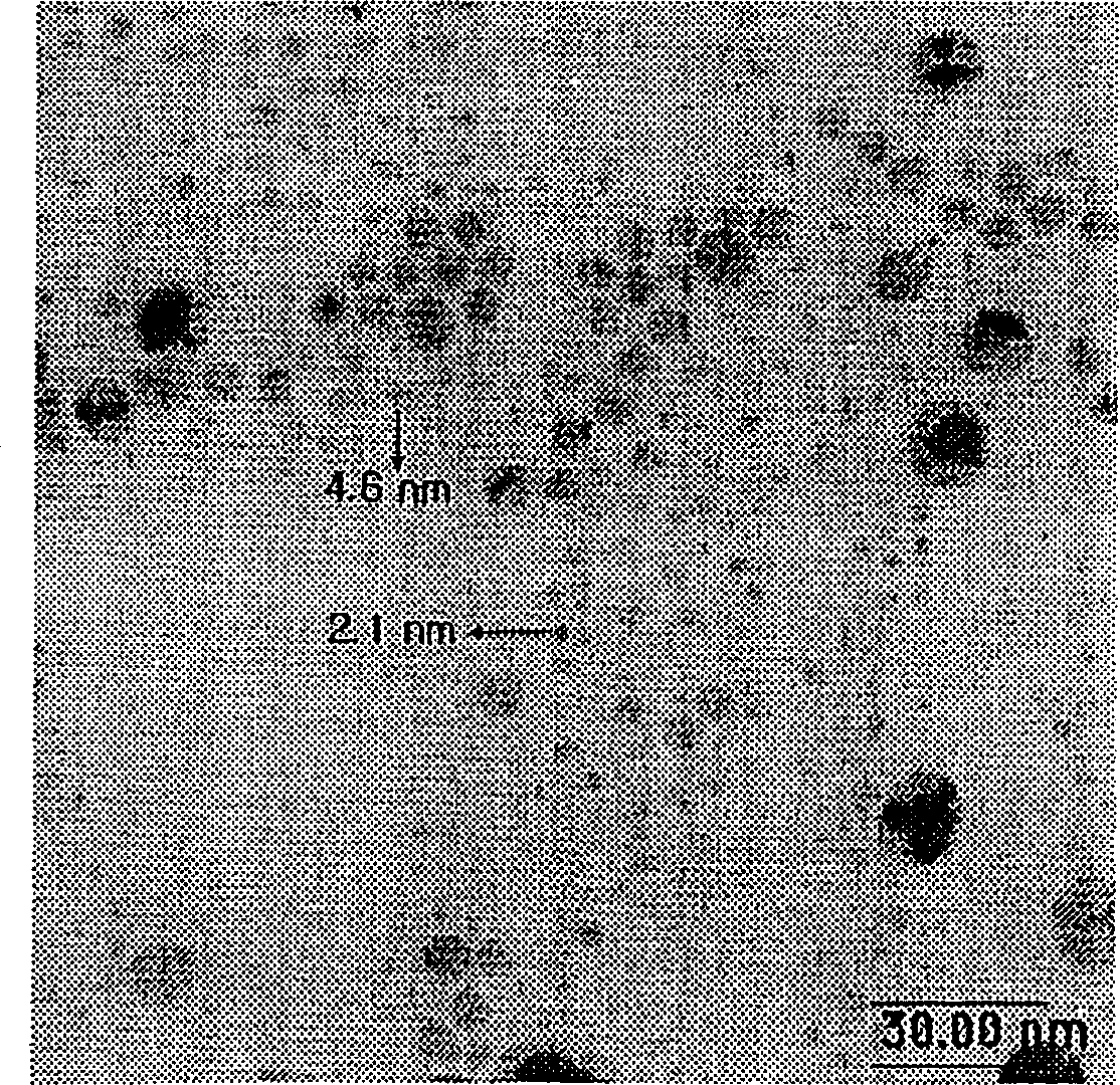 Colloid solution of metal nanoparticles, metal-polymer nanocompositions and method for preparation thereof