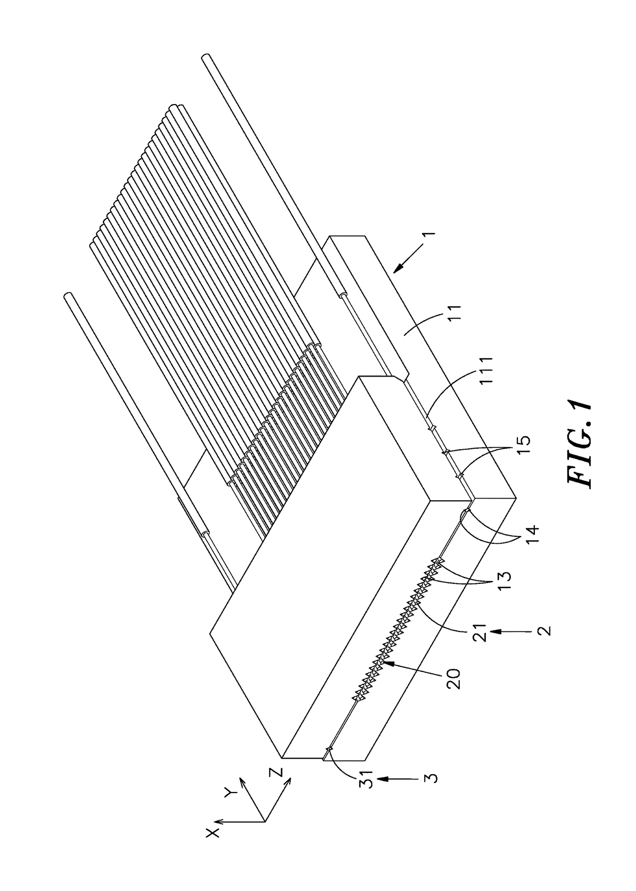 2-dimensional fiber array structure