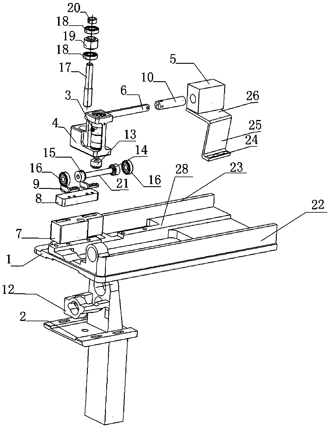 Efficient and stable roller car for back stitching