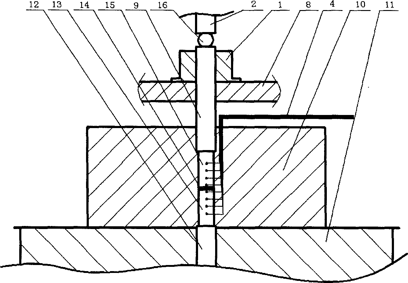 Method and apparatus for measuring solid interface contact heat exchange coefficient