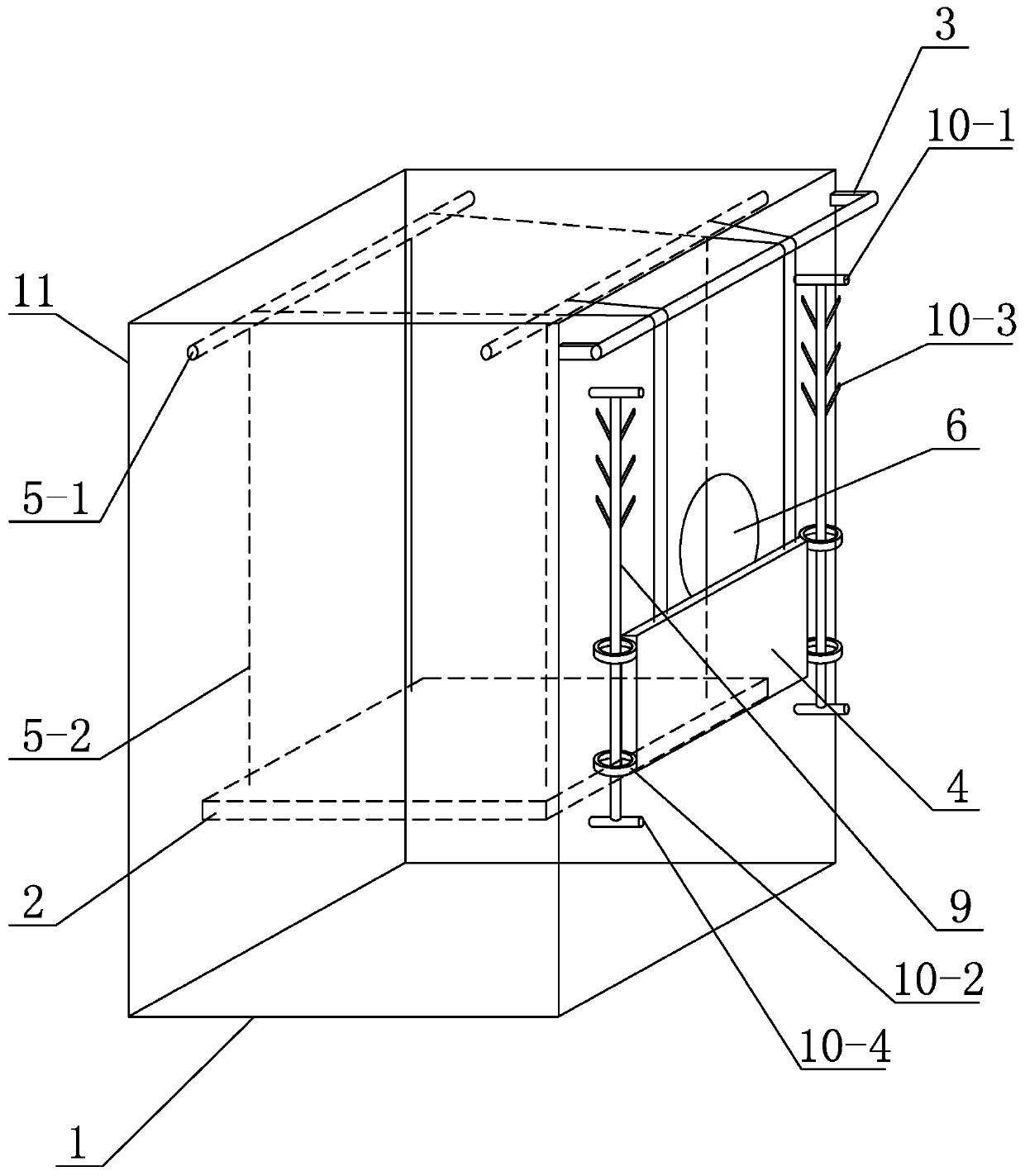 Apparatus for automatic trapping of burrowing animals