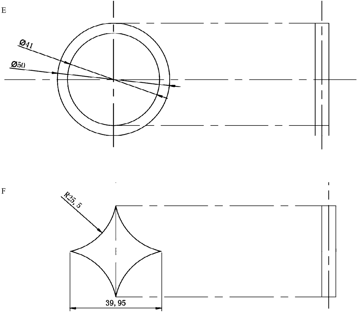 Bulletproof ceramic chip with cyclic structure and bulletproof target plate as well as preparation methods of bulletproof ceramic chip and bulletproof target plate