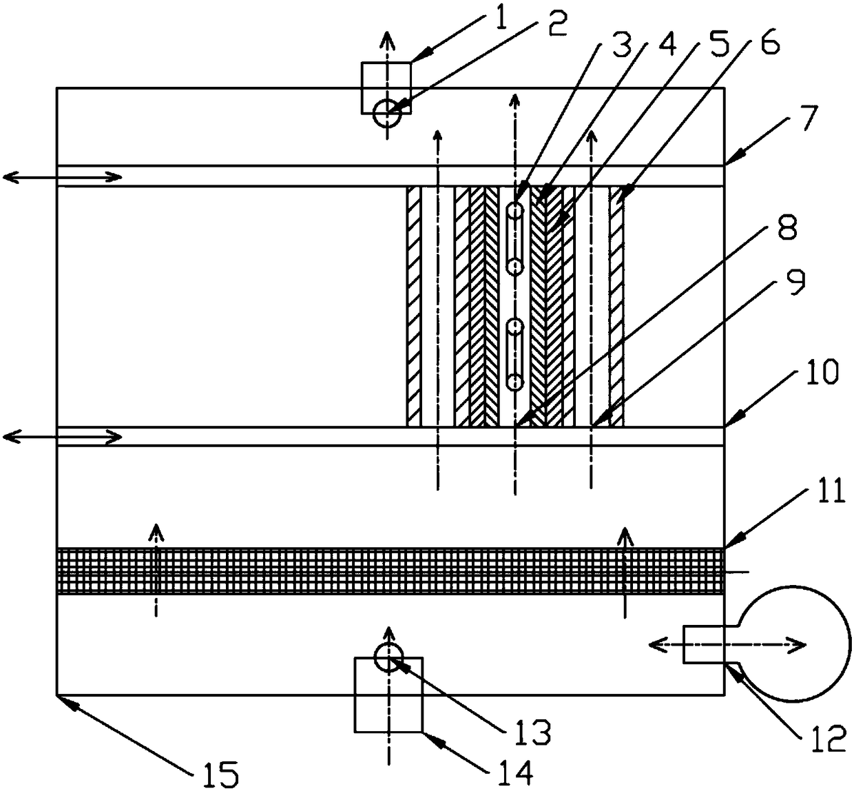 Electric stack simulation device for developing thermal management system of large-power fuel cell