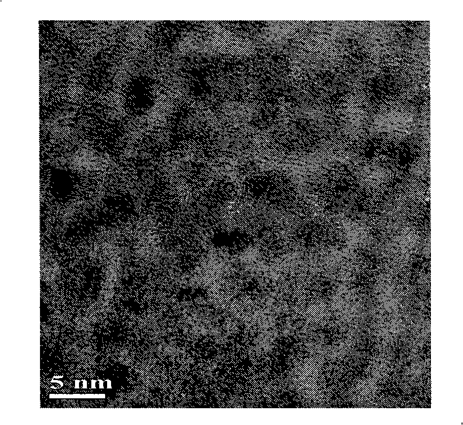 Magnetic composite organic nanometer granule film with magnetoresistance effect and preparation method thereof