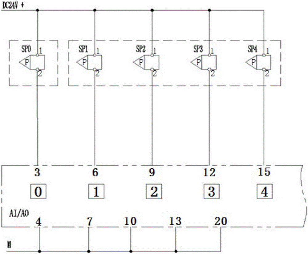 Lifting mechanism control system with hydraulic gear-shifting transmission and glide-hook detecting method