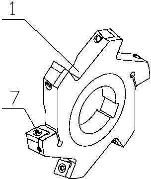 Rough-finish multi-blade boring tool