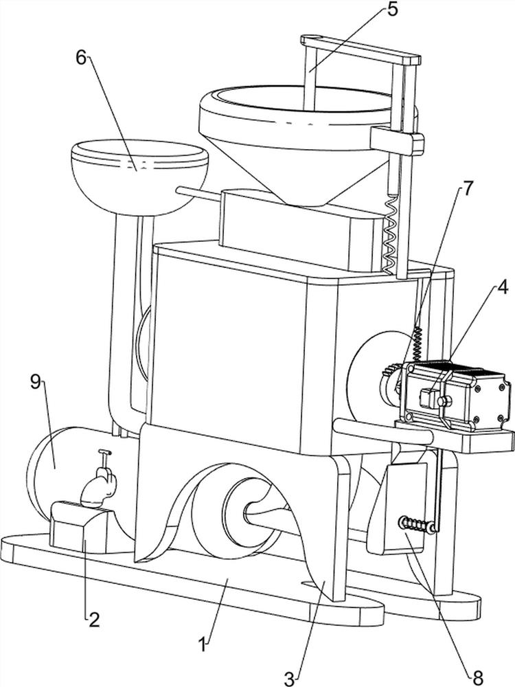 Fluid chemical raw material rapid cooling device