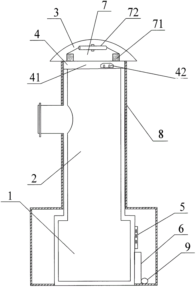 Fire hydrant based on infrared induction