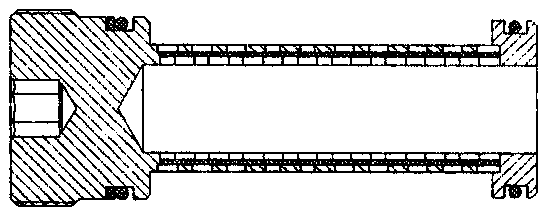 Main liquid inlet manual control valve provided with rapidly-replaced filter element