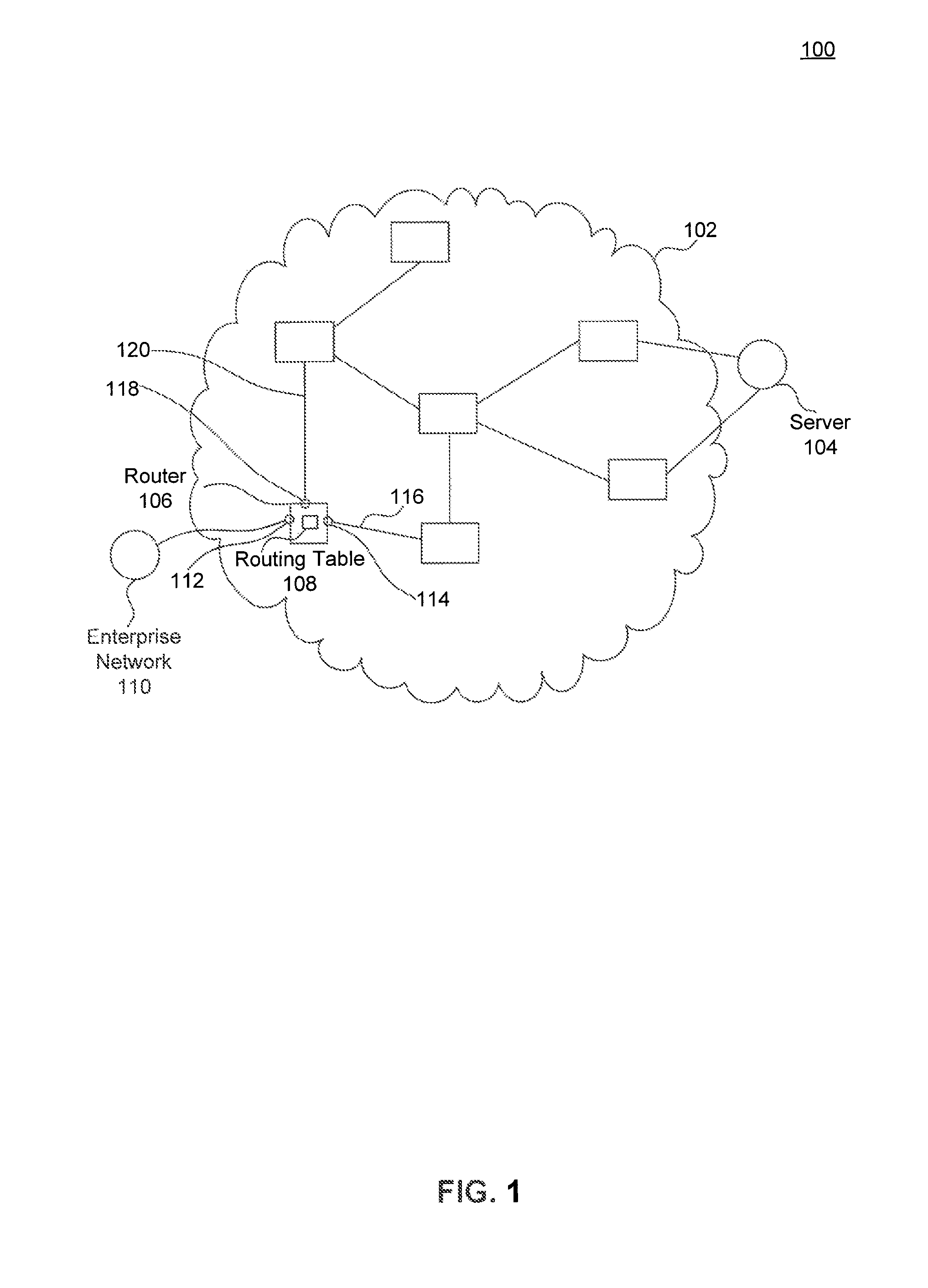 Buffer-less virtual routing