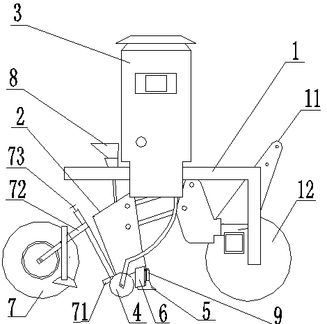 Small-sized seed furrow sowing method and equipment