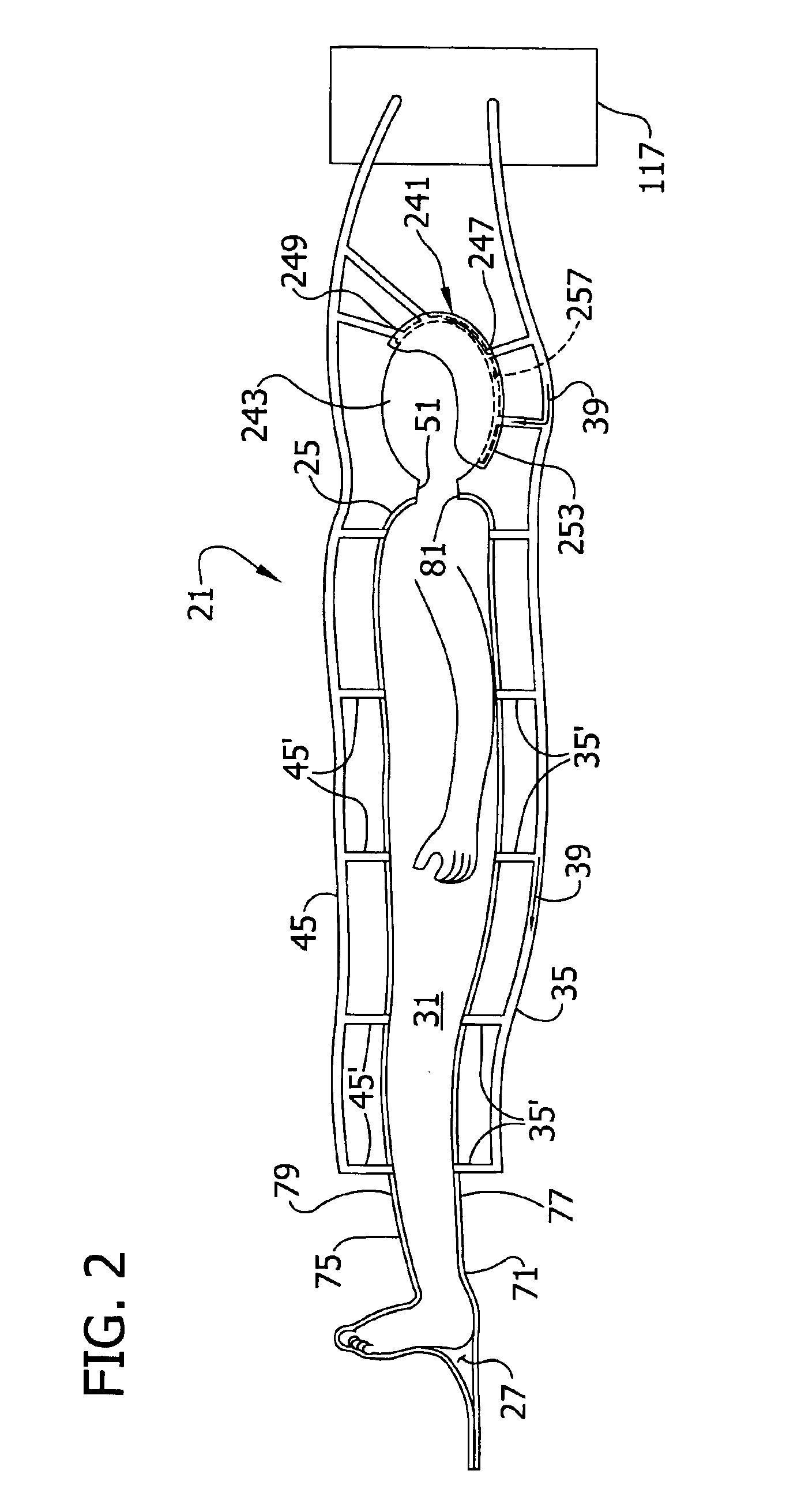 Apparatus for altering the body temperature of a patient