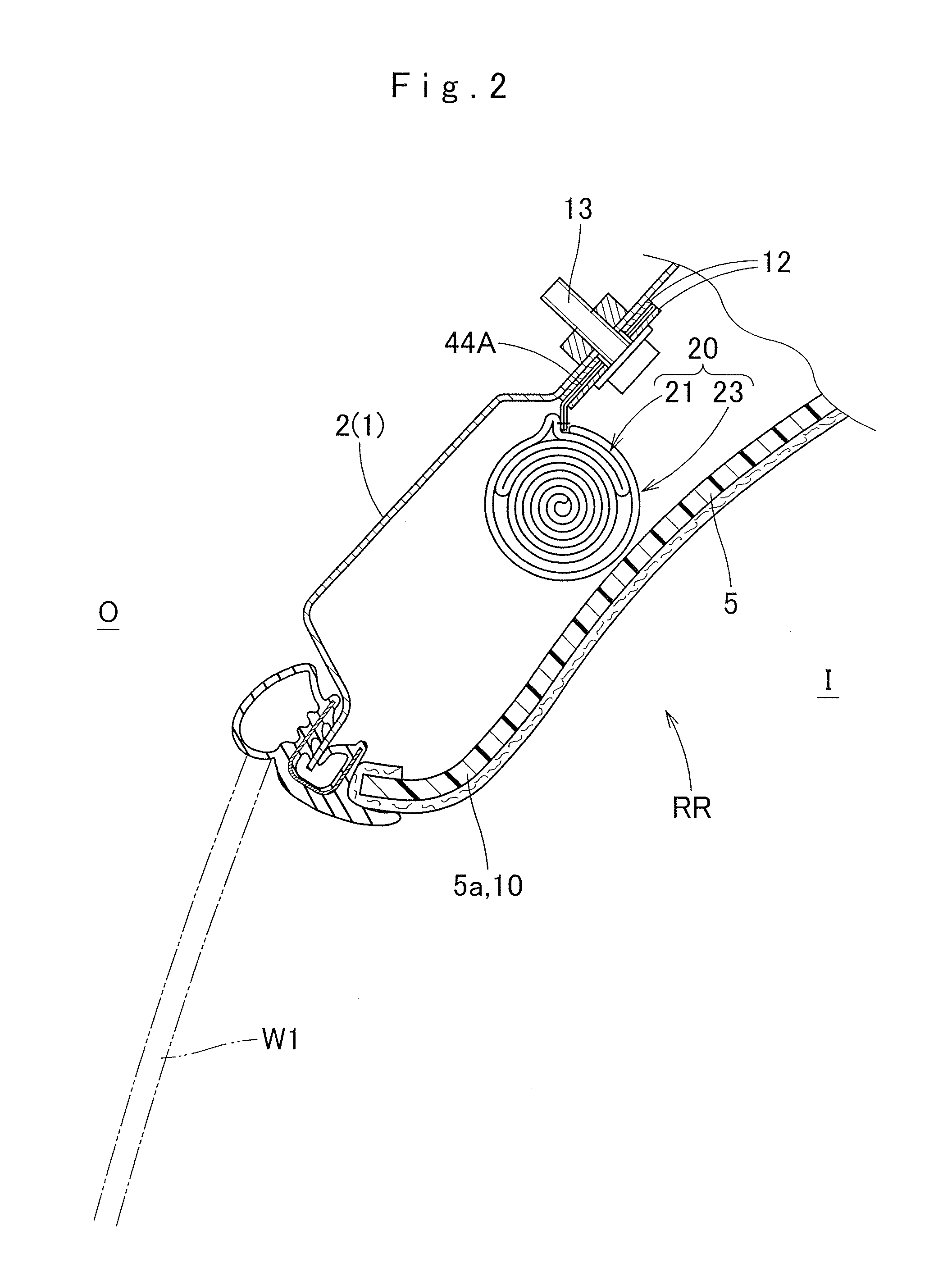 Head-protecting airbag apparatus