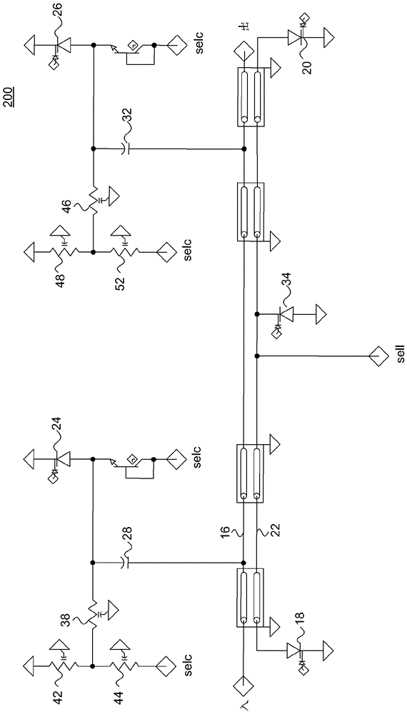 Electronically variable analog delay line