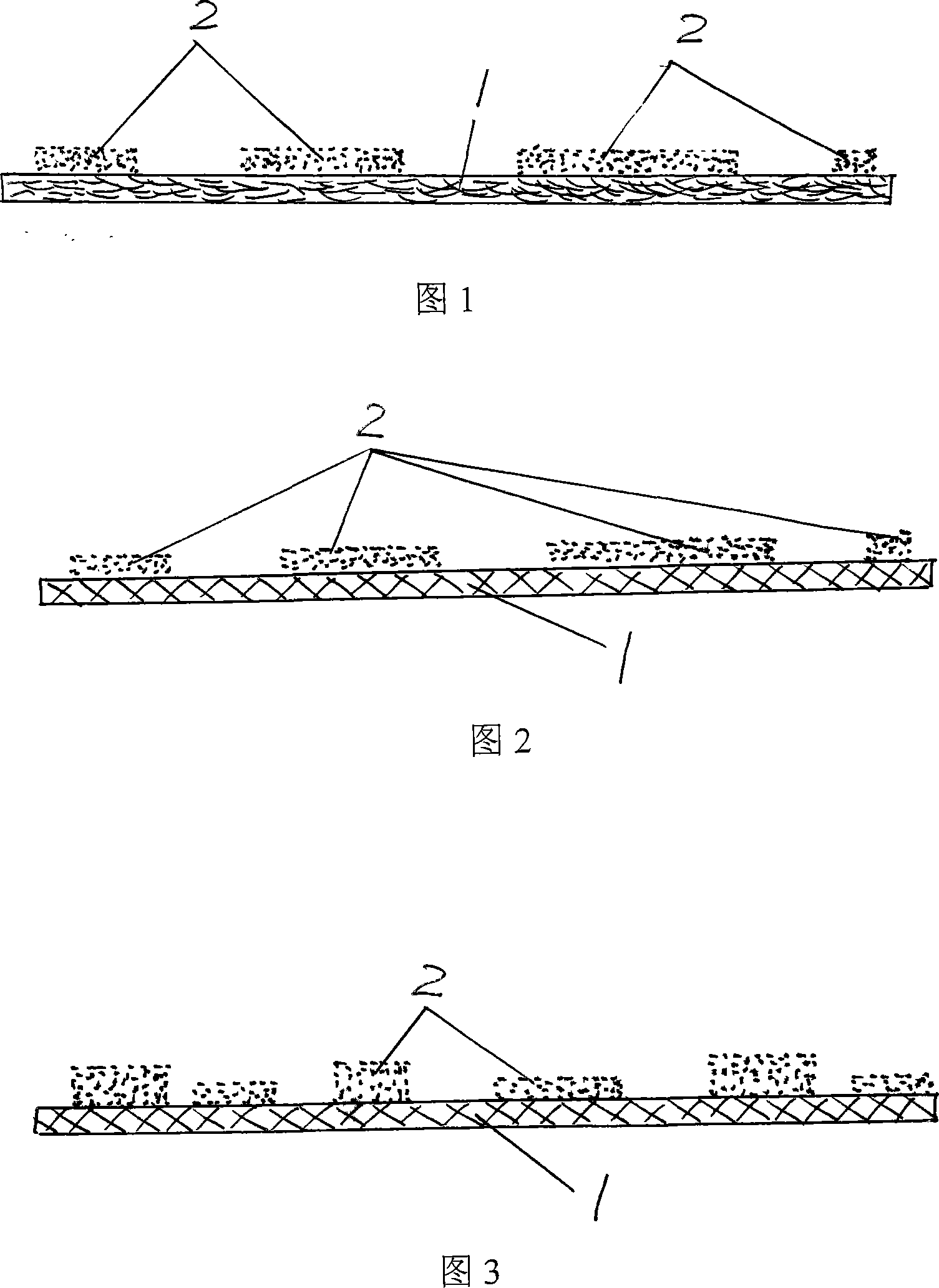 Glass fibre foaming wallhanging