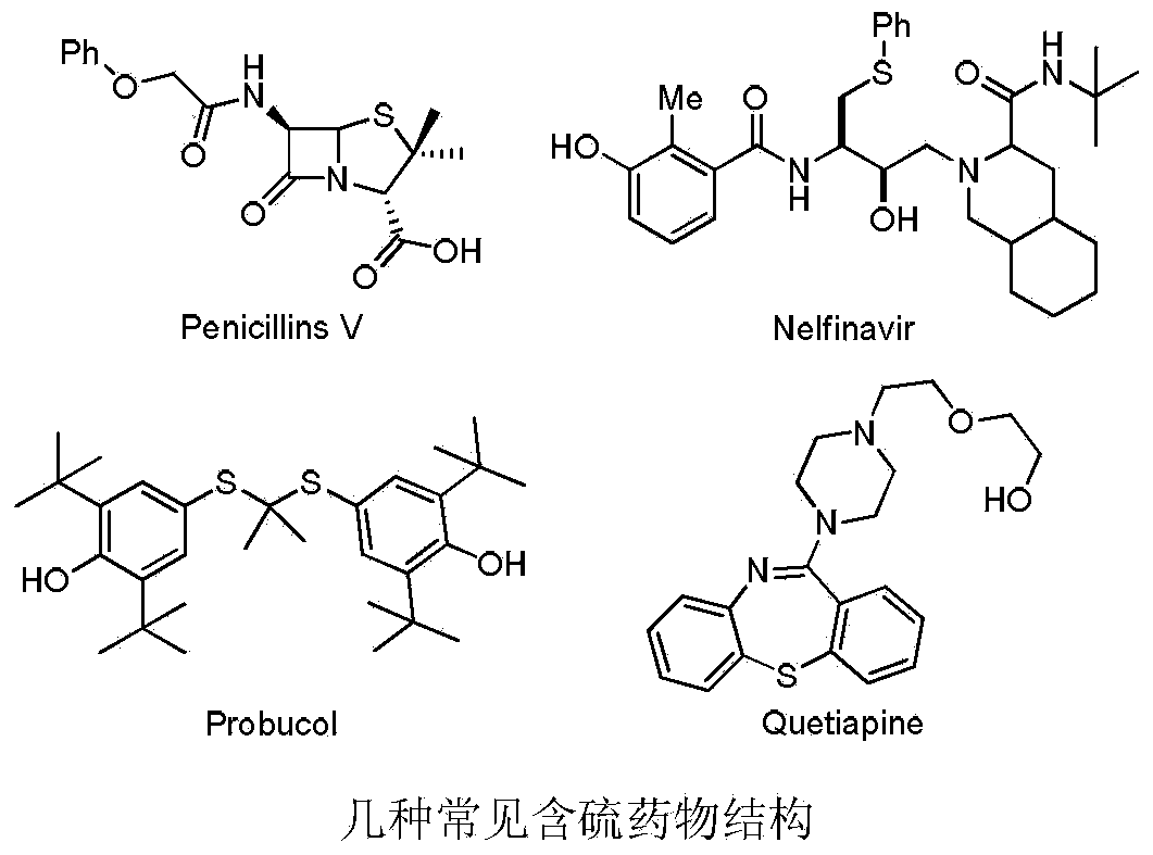 Aryl alkyl thioether compound and synthetic method thereof