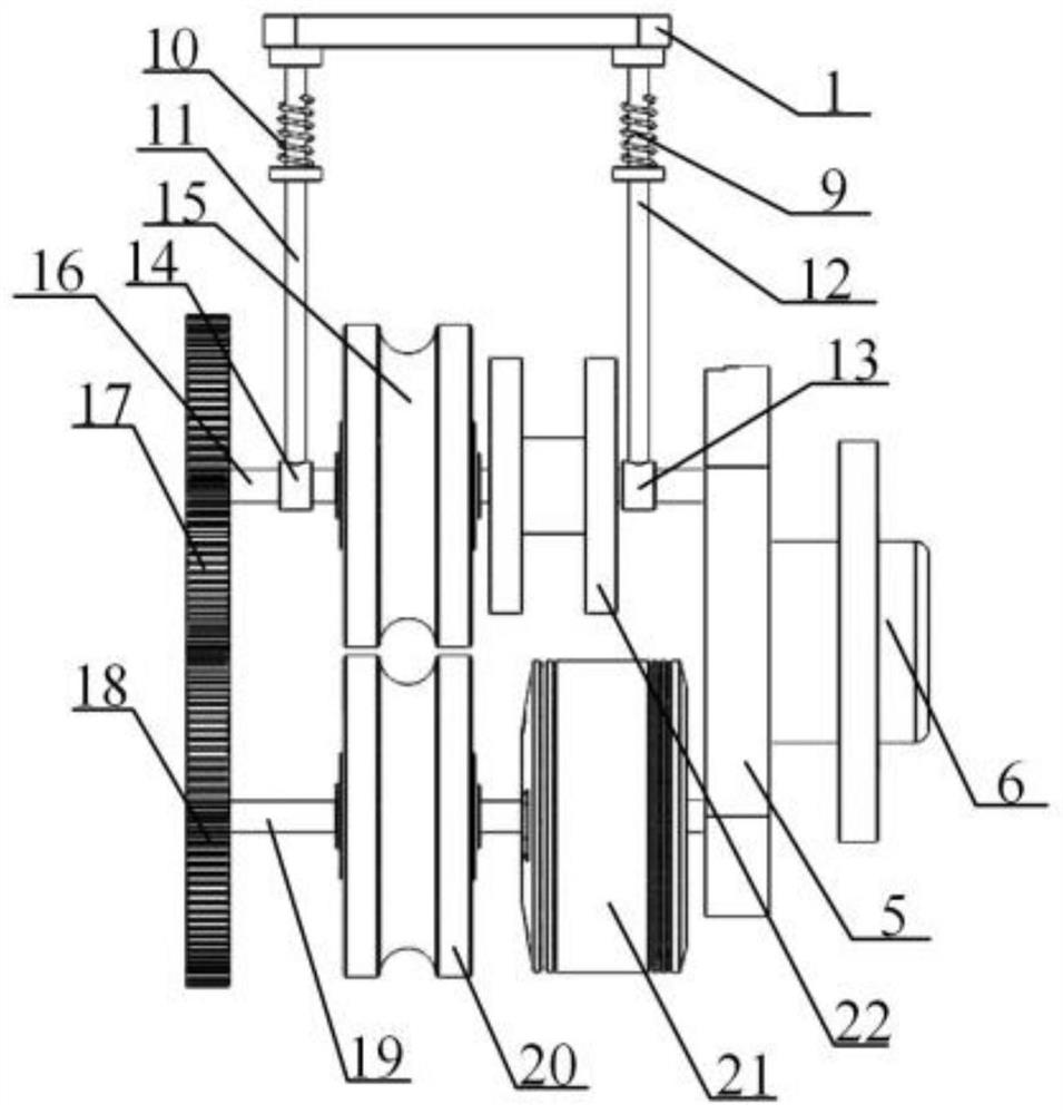 Colonoscope conveying device with force sensing function based on UR mechanical arm