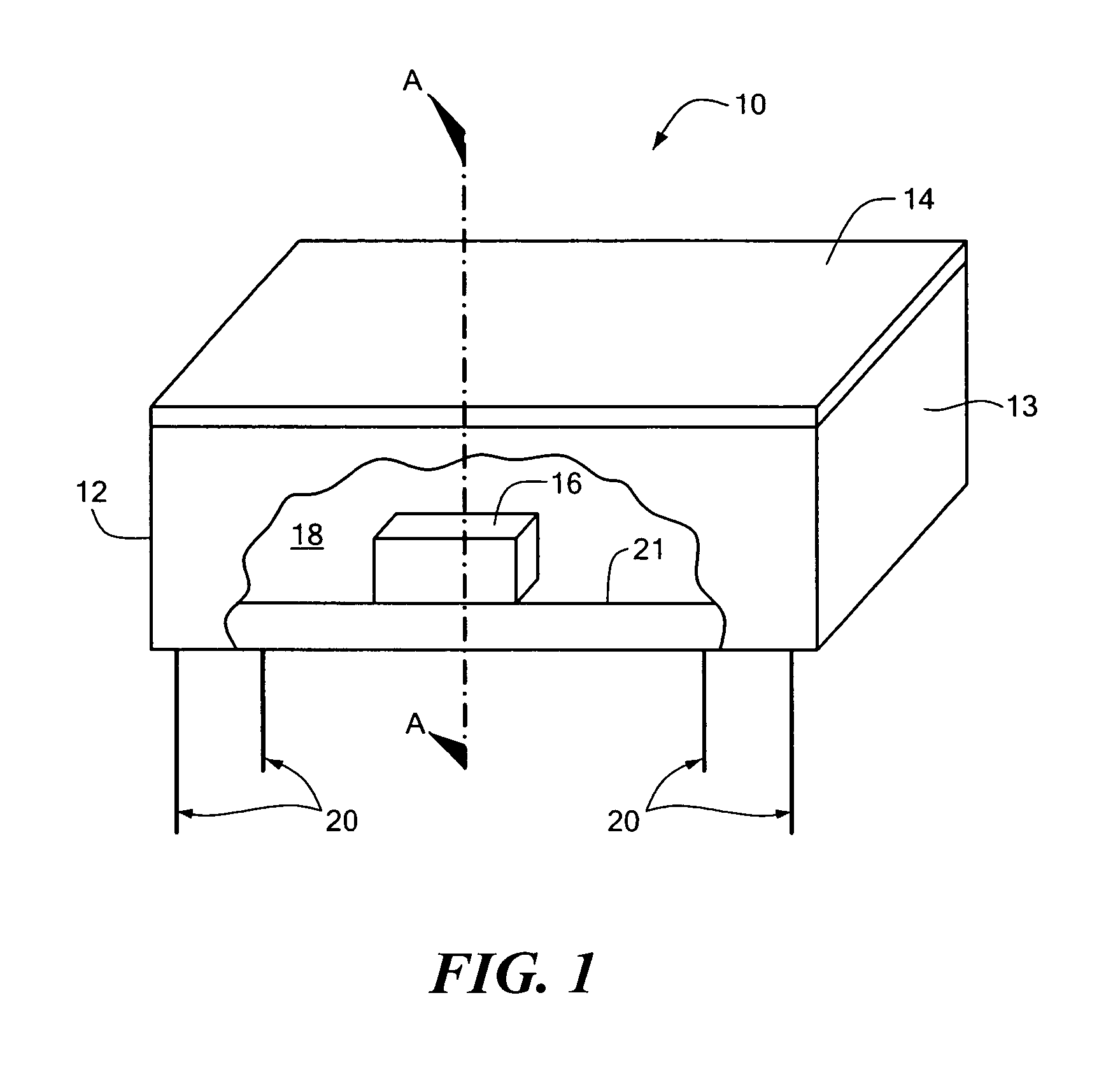 Packaged microchip with premolded-type package