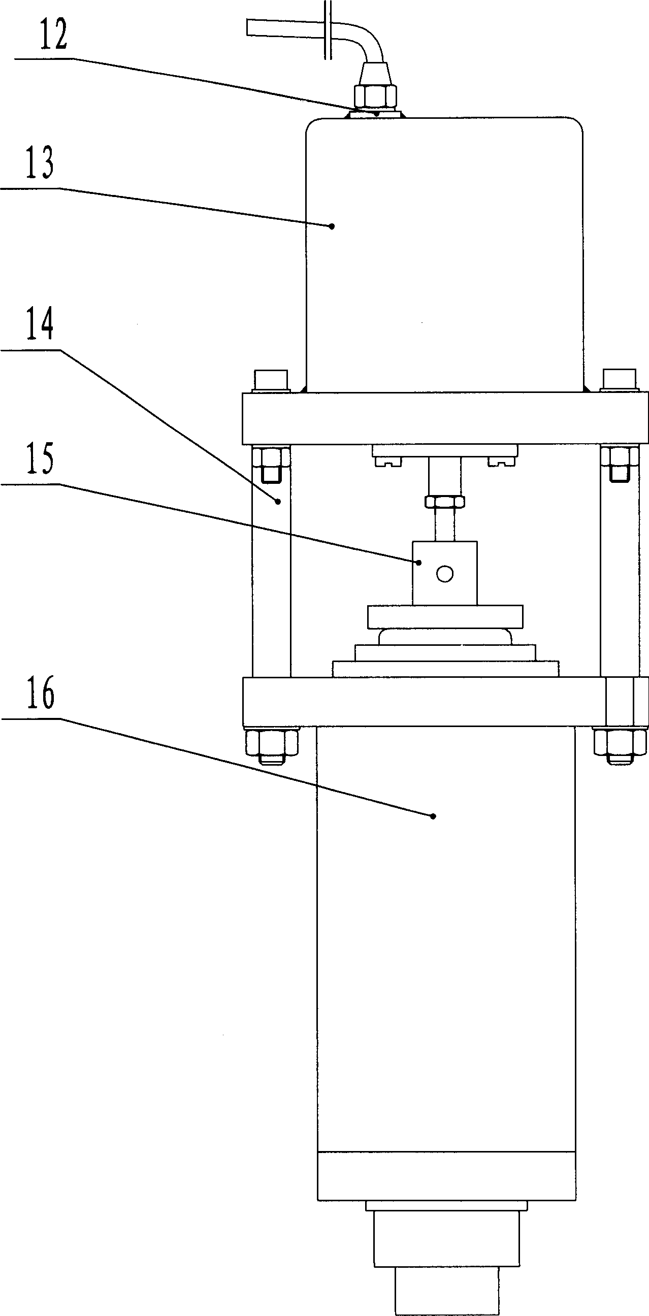 Automatic sampling apparatus for suspanded mud and sand field