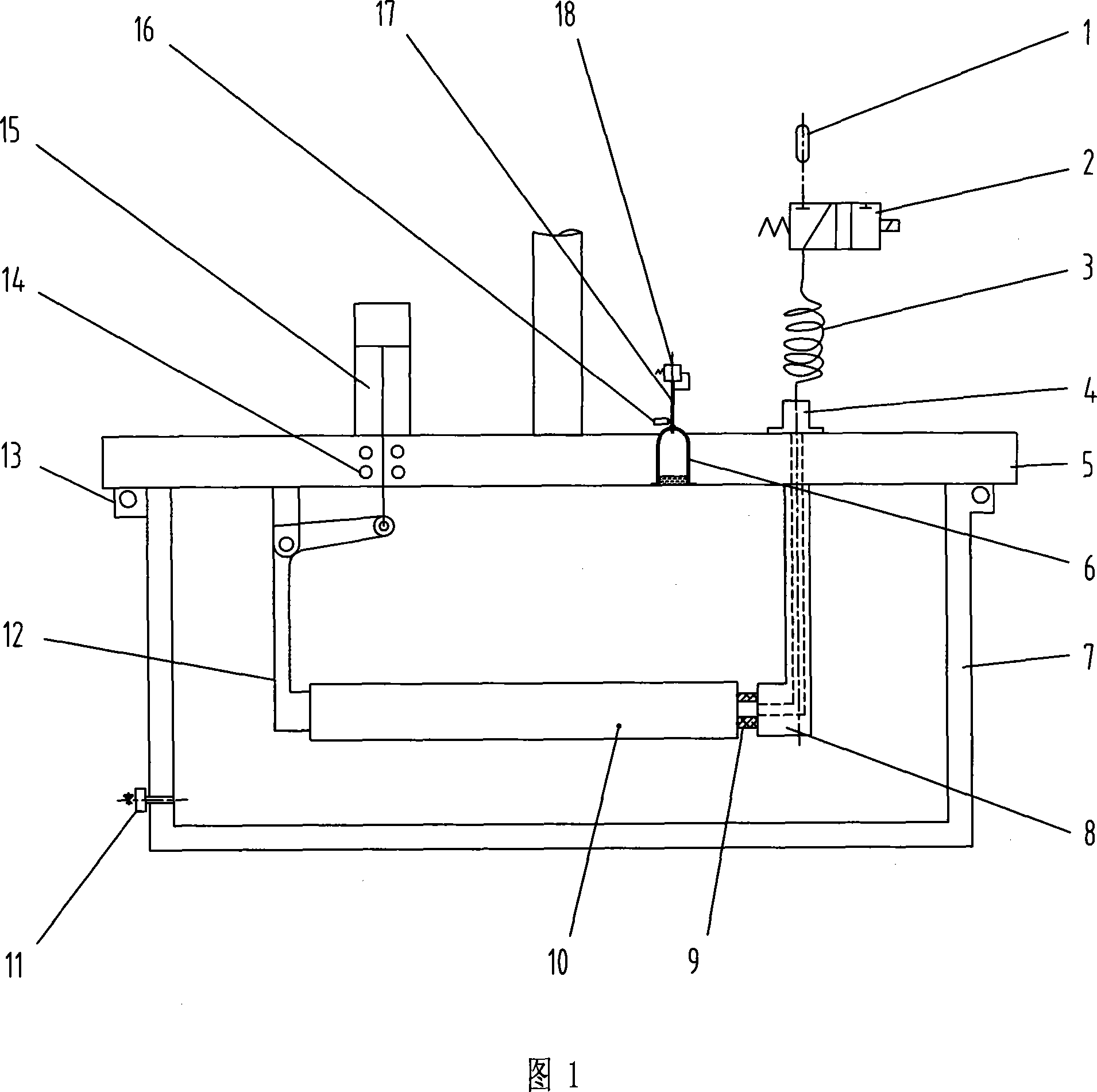 Container air-tightness detection method and its device