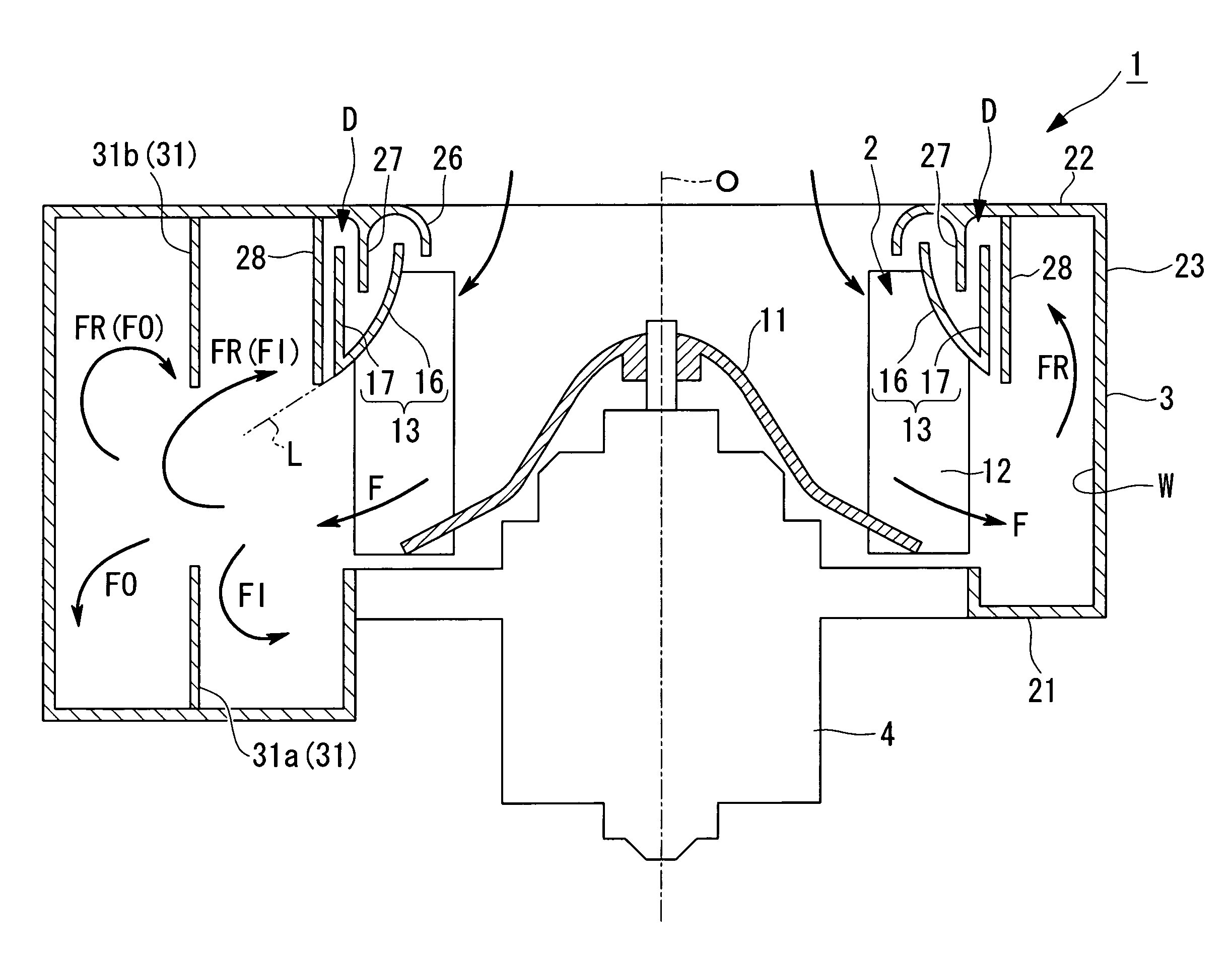 Centrifugal blower